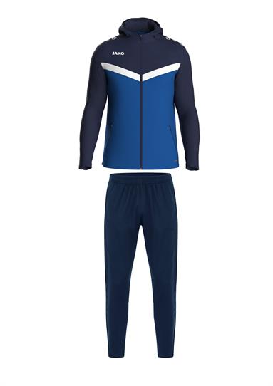 Jako Jas met Kap Iconic + Trainingsbroek Power Marine-Royal