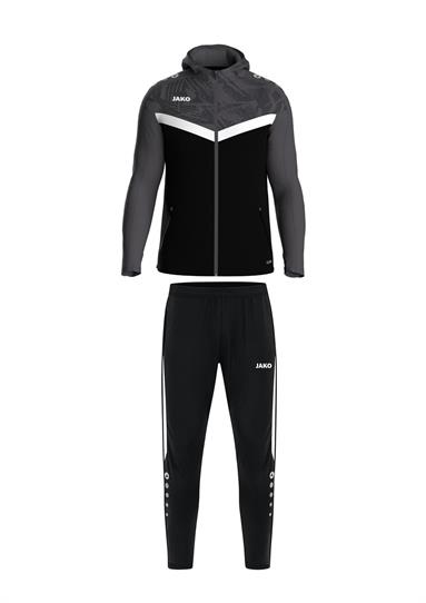 Jako Jas met Kap Iconic + Trainingsbroek Power zwart