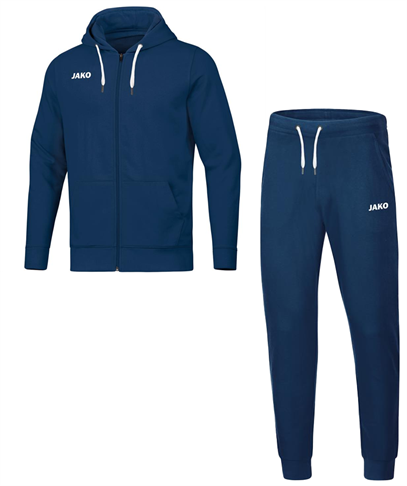 Jako Joggingpak Base met Jas met Kap - Marine