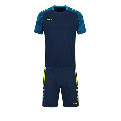 Jako Set Training kort Performance 2022 - Blauw - Geel