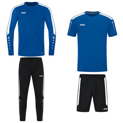 JAKO Trainingset Power (4-delig met Sweater) - Royal