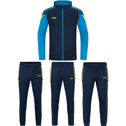 Jako Trainingspak Performance met Jas met Kap - Marine Blauw