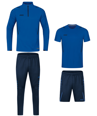 Jako Trainingsset Challenge Royal-Zwart