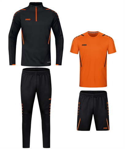 Jako Trainingsset Challenge Zwart-Oranje
