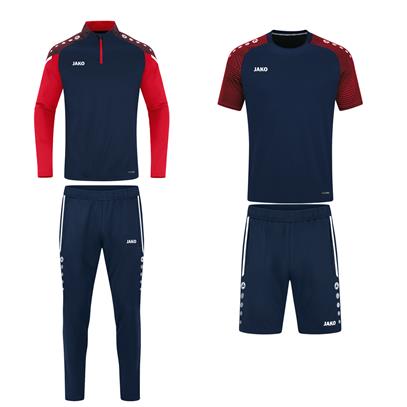 Jako Trainingsset Performance 2022 - Marine - Rood (4-delig)