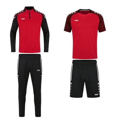 Jako Trainingsset Performance 2022 - Rood - Zwart (4-delig)