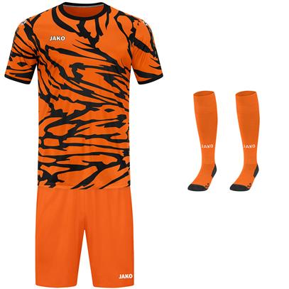 JAKO Wedstrijdtenue Animal - Fluo Oranje/Zwart