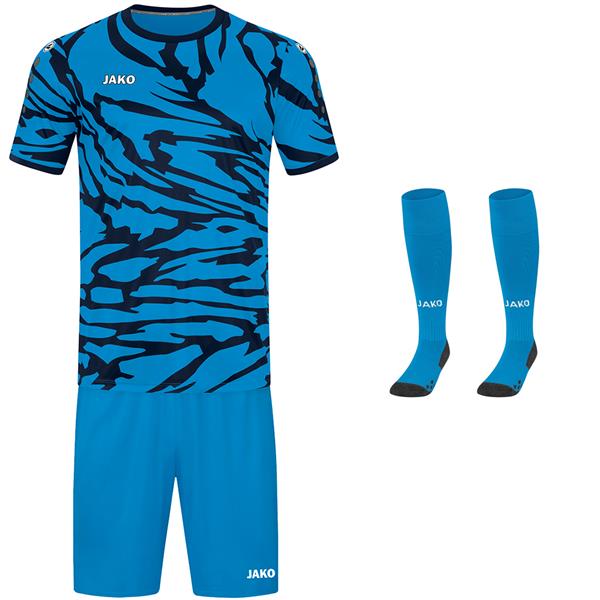 JAKO Wedstrijdtenue Animal JAKO Blauw Marine Wit Jako Teamkleding