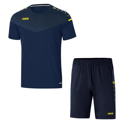 Set Training kort - Champ 2.0 - Marine - Neon Geel