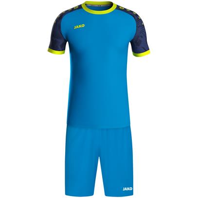 Voetbalset Iconic Jako blauw/marine/fluogeel