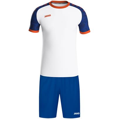 Voetbalset Iconic wit/sportroyal/fluo oranje